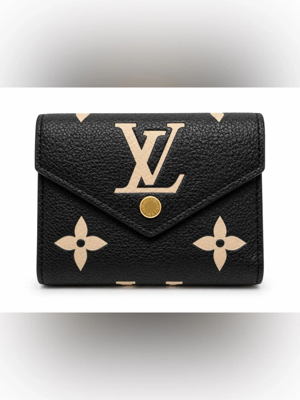 LOUIS VUITTON Portefeuille Victorine Monogram Bicolor Empreinte